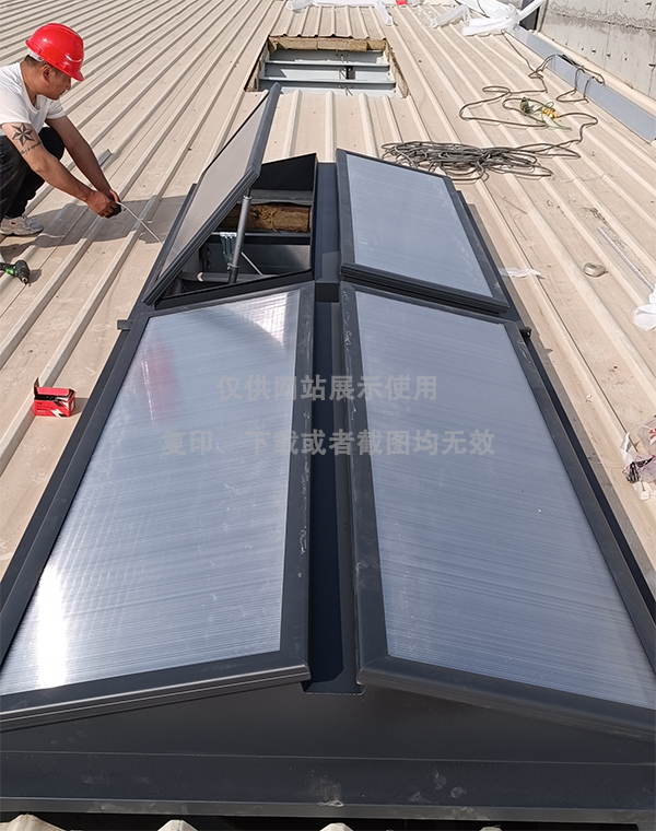 兰州王老吉生产车间沙雅排烟天窗