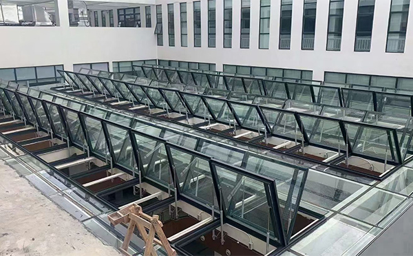 百安科技有限公司近期沙雅排烟窗项目案例分享