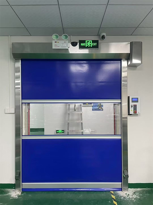 沙雅快速沙雅卷帘门在冷链物流仓储区的应用实践